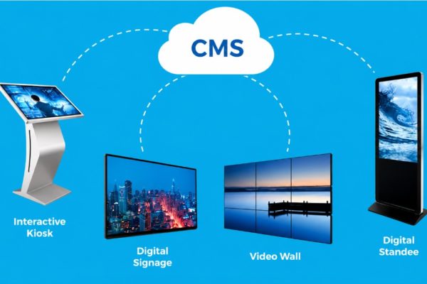 CMS quản lý nội dung màn hình quảng cáo như thế nào?