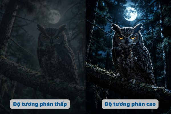 Tỷ lệ tương phản trên màn hình LED là gì?